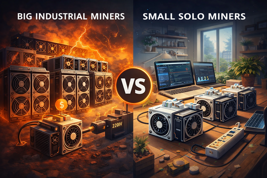 Big Industrial Miners vs Small Solo Miners
